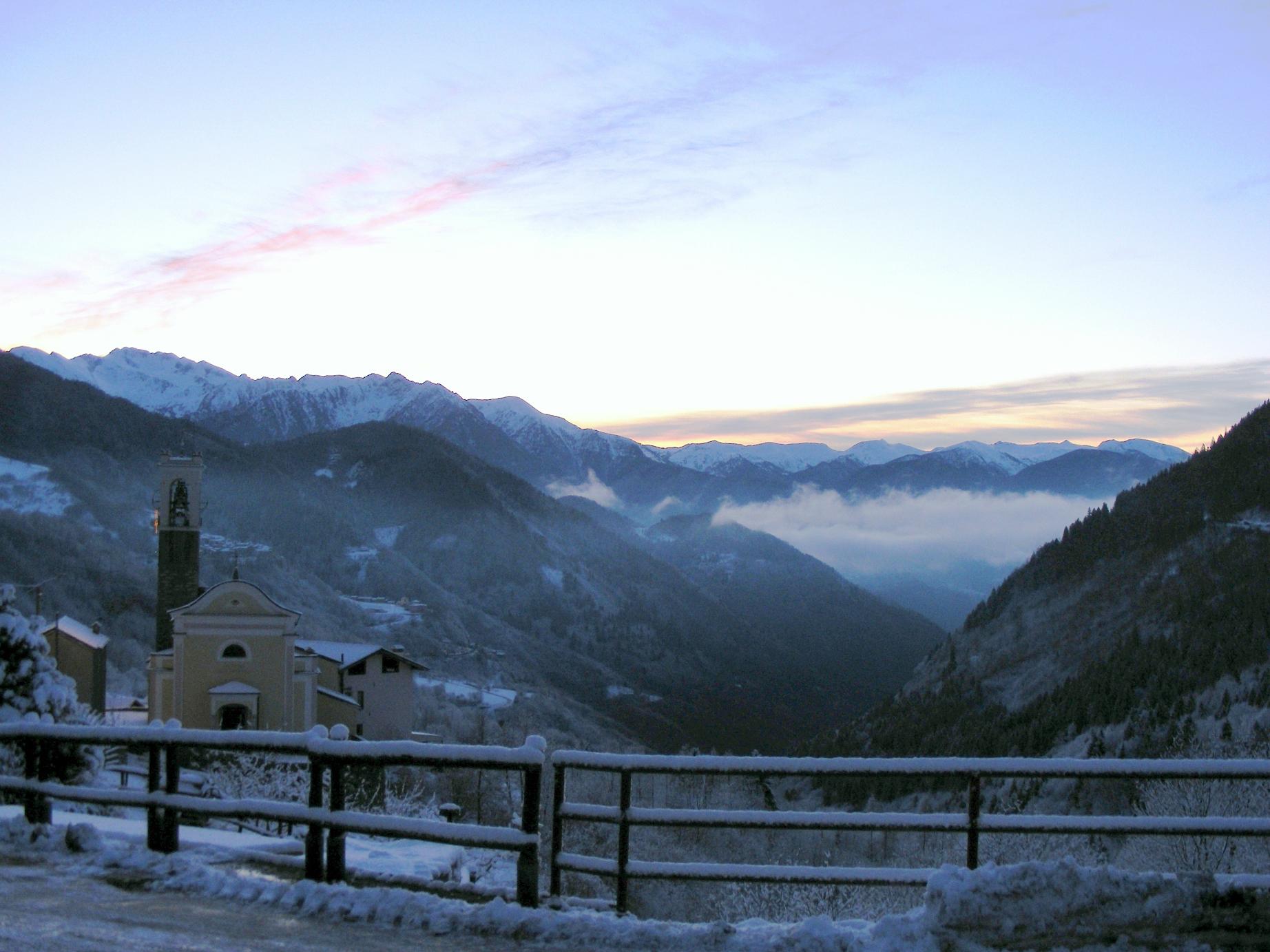 Al cospetto del Camino...... che freddo!!